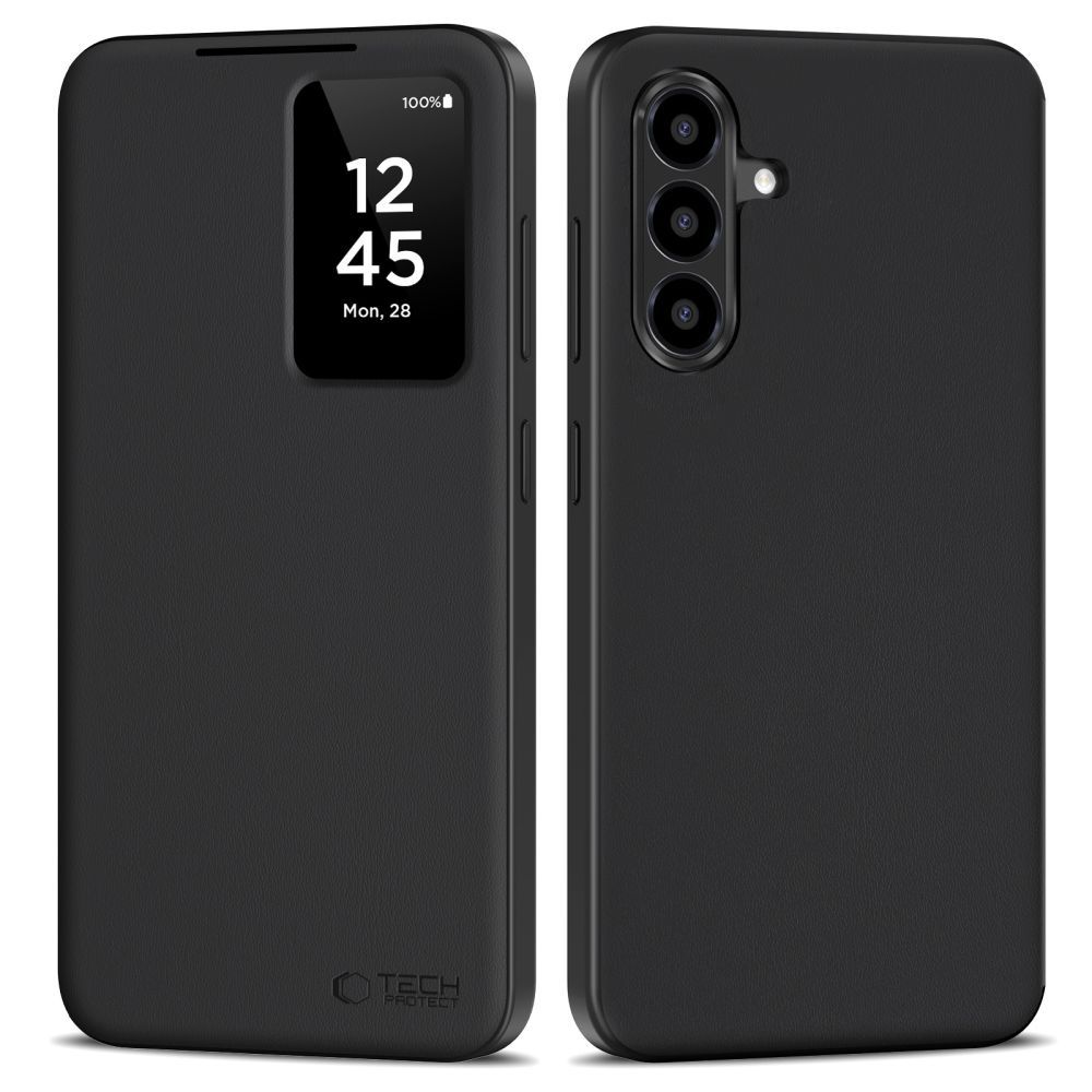 Etui z klapką Tech-Protect Smart Wallet dla Samsung Galaxy A26 5G / A17 5G / A17 4G, czarne. 